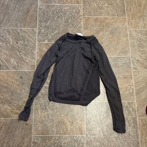 Athleta Black Long Sleeve Top